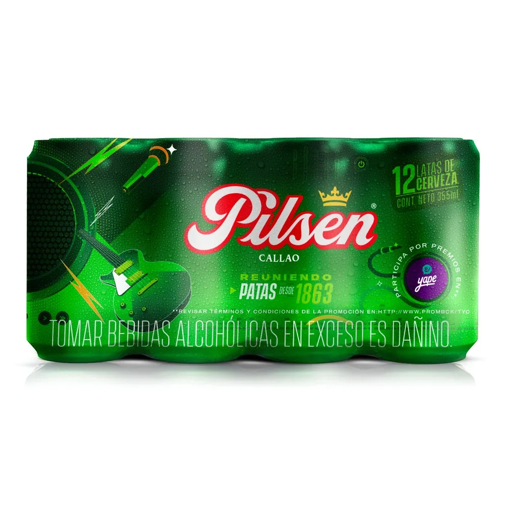 Cerveza Pilsen Callao Lata