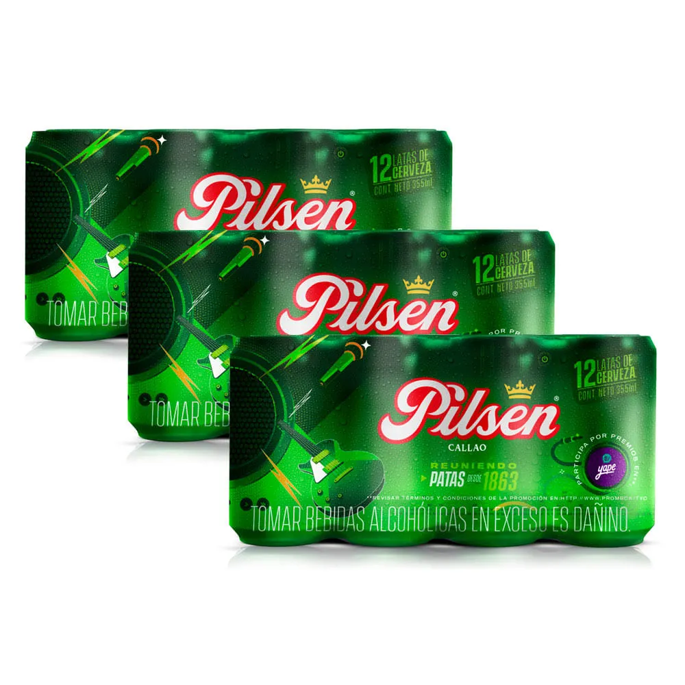 Cerveza Pilsen Callao Lata
