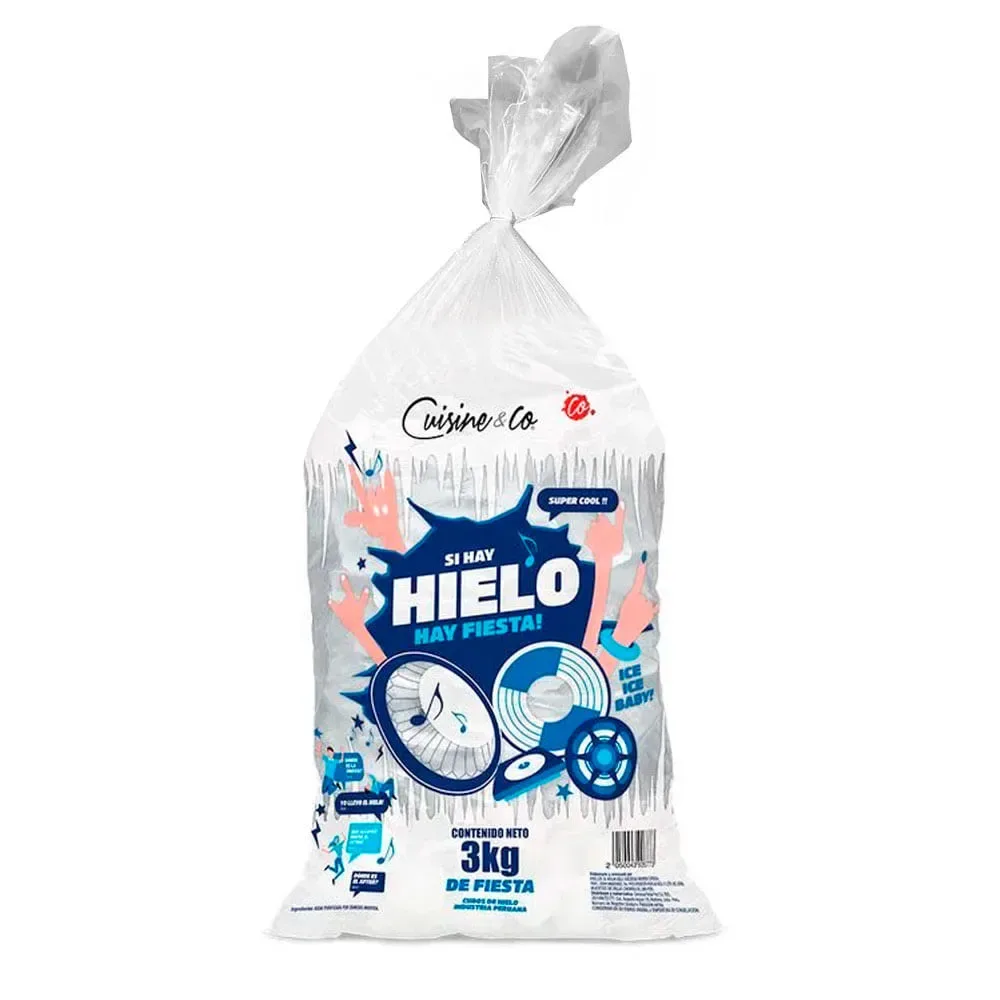 Hielo Cuisine&Co Bolsa 3 kg
