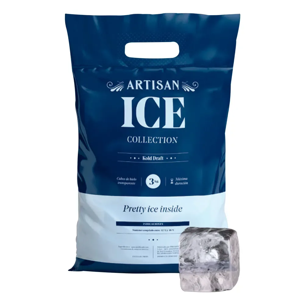 Hielo en Cubos Kold Draft Artisan Bolsa 3 Kg