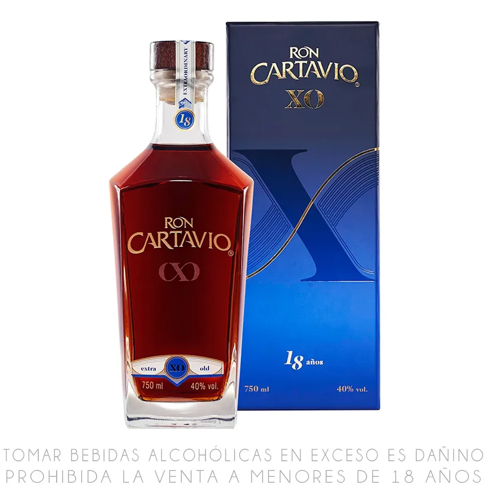 Ron Cartavio XO 18 Años Botella 750ml